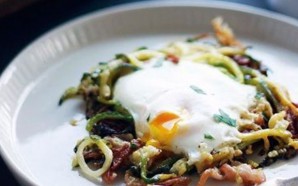 Bacon Zucchini Egg Nest, paleo diet, paleo recipes, egg nests, paleo egg nests recipe, paleo breakfast recipes