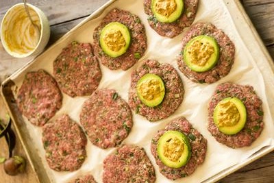 paleo diet, paleo recipes, Avocado Spicy Mayo Patties