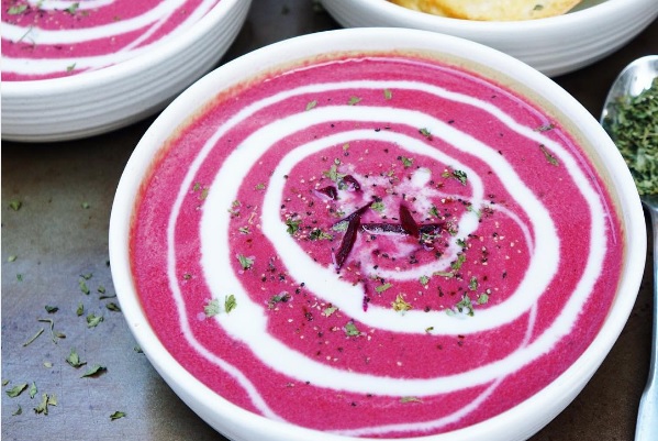 paleo diet, paleo recipes, Paleo Roasted Beet Soup